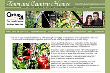 Screenshot of Country Loving Homes Site